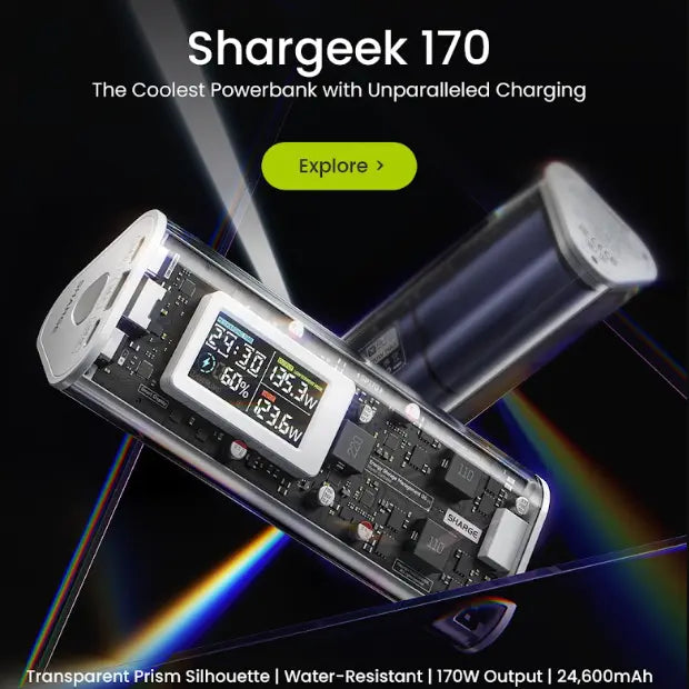 Sharge Cyber Prism 170 24000mAh Power Bank
