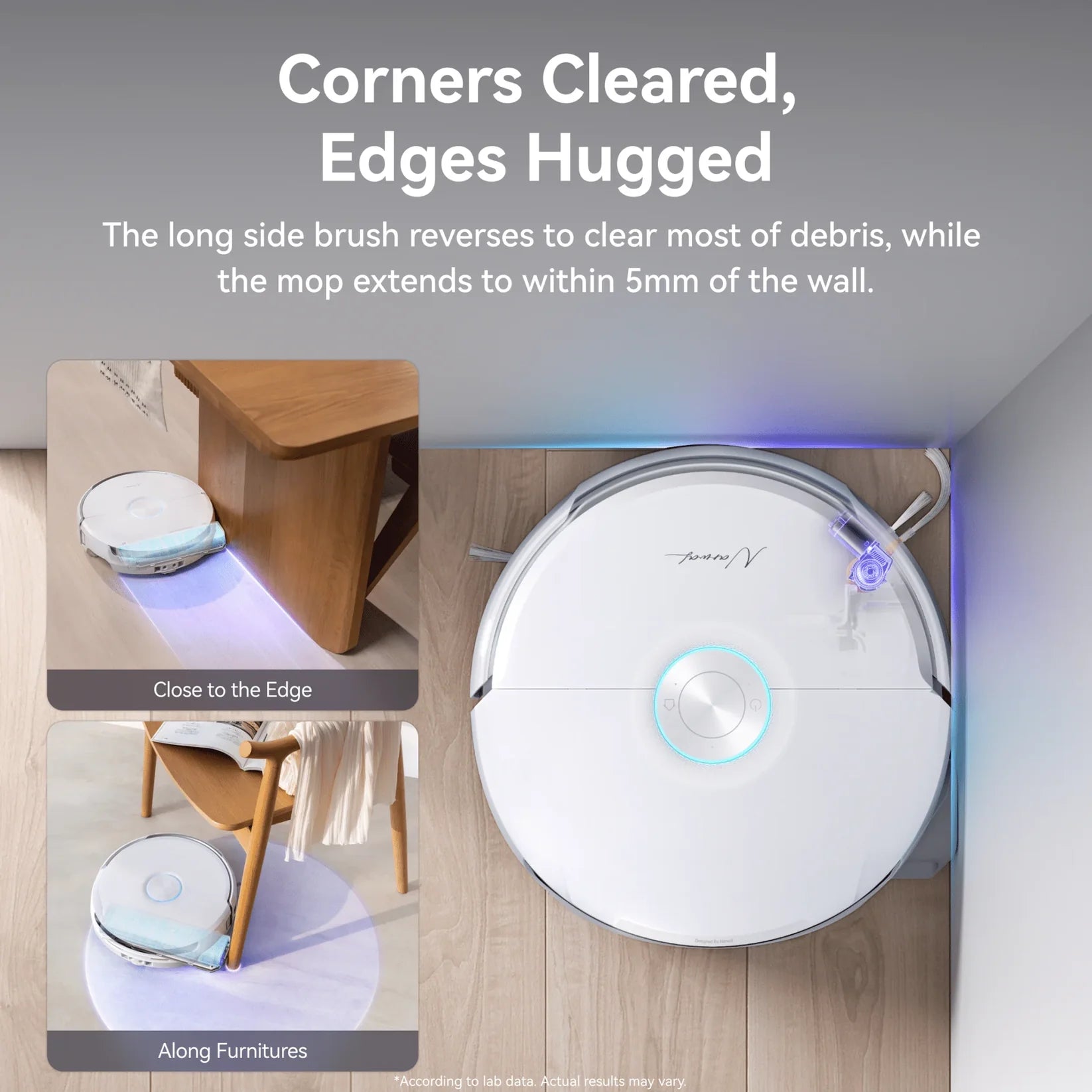 Narwal Flow Robotic Vacuum and Mop with Real-Time Self-Cleaning Track Mop