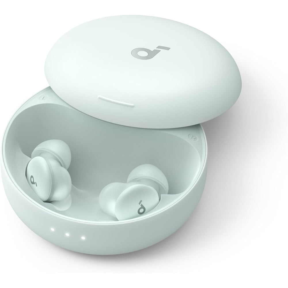 soundcore Sleep A30 Smart by Anker | Noise Cancelling Sleep Earbuds - Mist Green