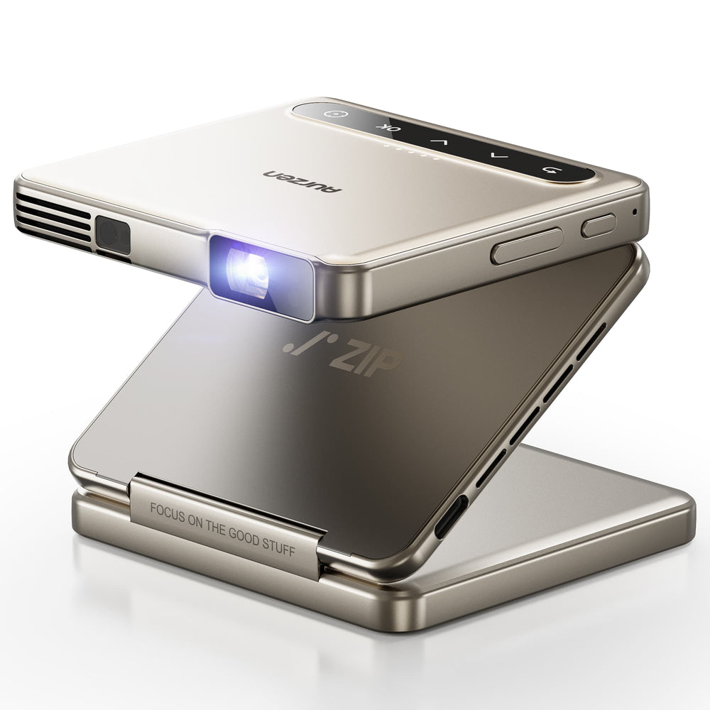 Aurzen ZIP Tri-Fold Portable Projector